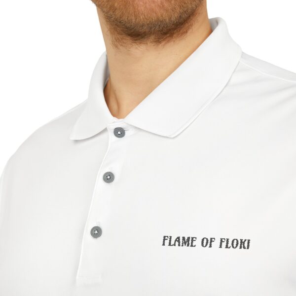 adidas® Flame of Floki Unisex Performance Polo - Image 4