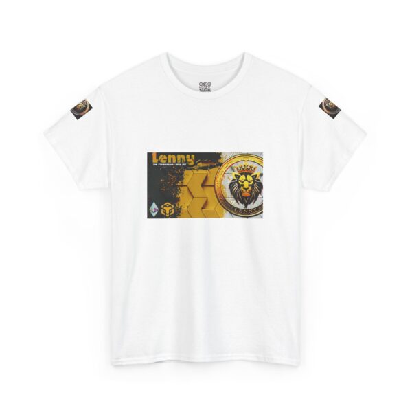 Lenny QR Unisex Heavy Cotton Tee - Image 3