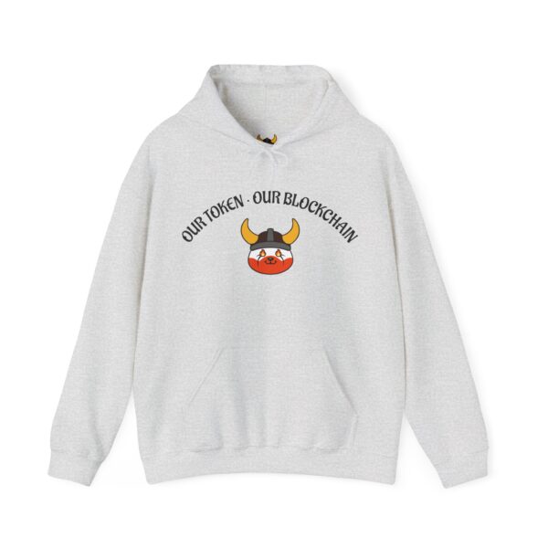 Our Token Our Blockchain - Unisex Heavy Blend™ Hooded Sweatshirt (Pastel Colors) - Image 7