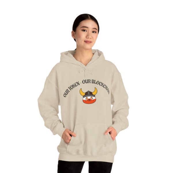 Our Token Our Blockchain - Unisex Heavy Blend™ Hooded Sweatshirt (Pastel Colors) - Image 16