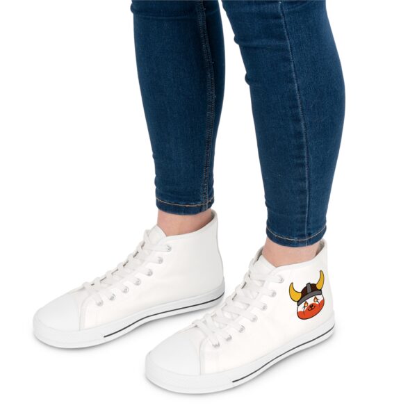 FOF Women’s High Top Sneakers White - Image 5