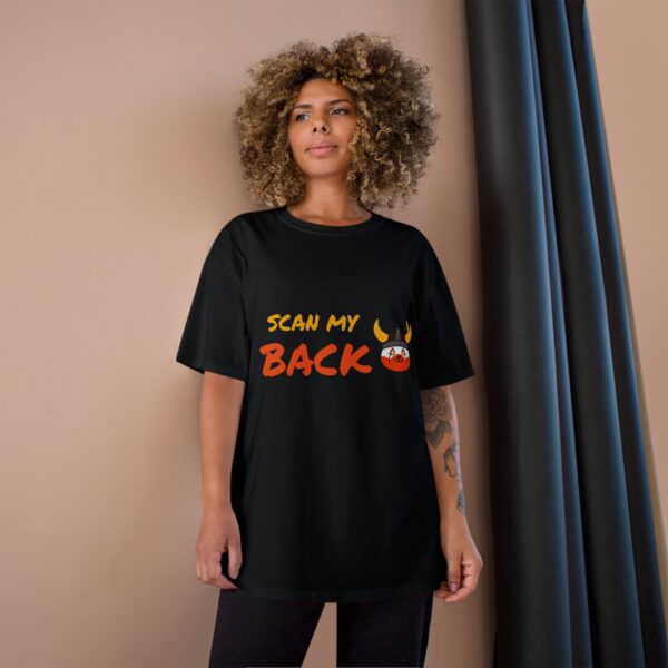 Champion T-Shirt - Scan My Back FOF CA QR - Image 4