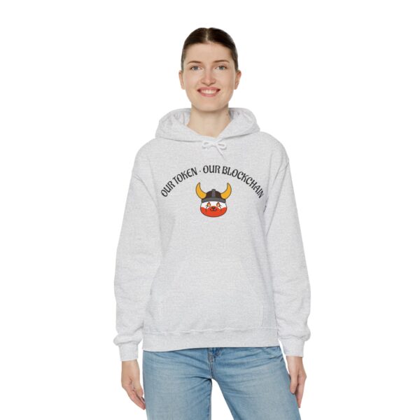 Our Token Our Blockchain - Unisex Heavy Blend™ Hooded Sweatshirt (Pastel Colors) - Image 11