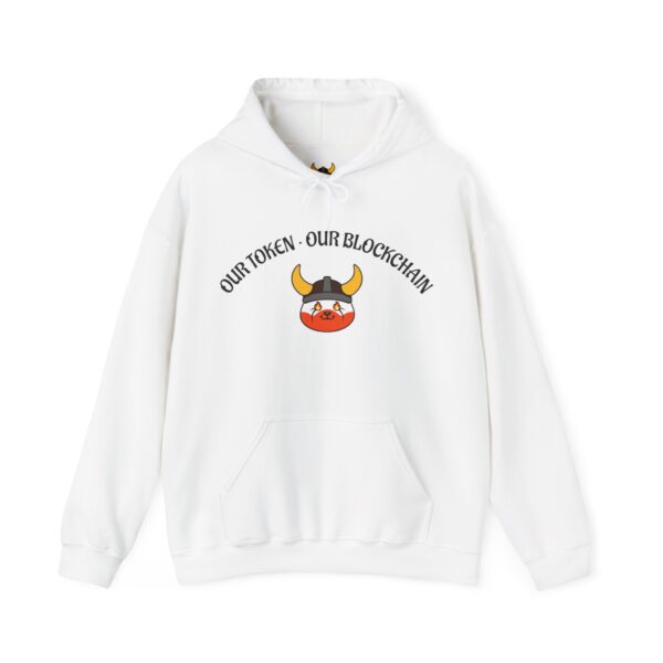 Our Token Our Blockchain - Unisex Heavy Blend™ Hooded Sweatshirt (Pastel Colors) - Image 6