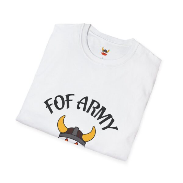 FOF Army Unisex Softstyle T-Shirt (White) - Image 4